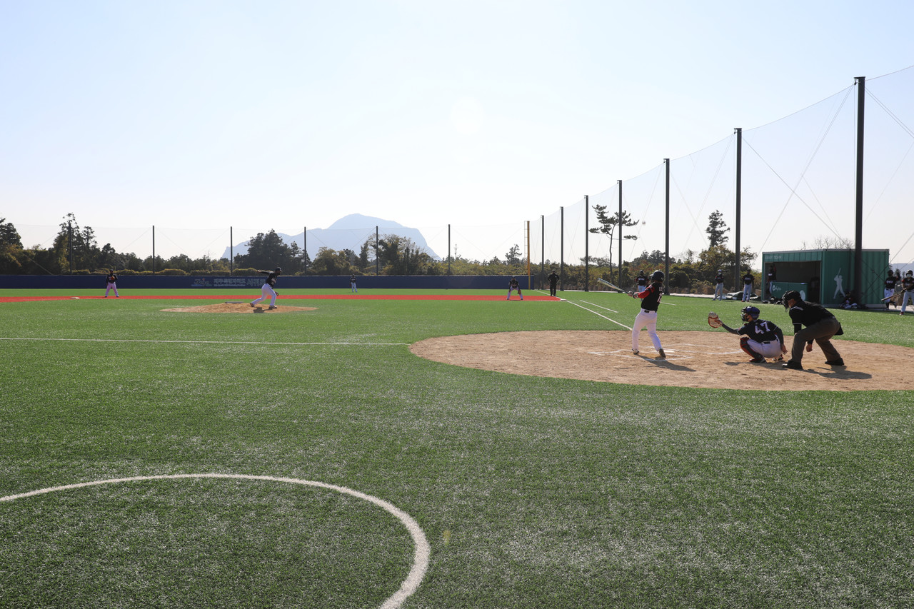 제1회 대정읍체육회장배 및 제7회 최남단야구대회(사진=오성희 기자)