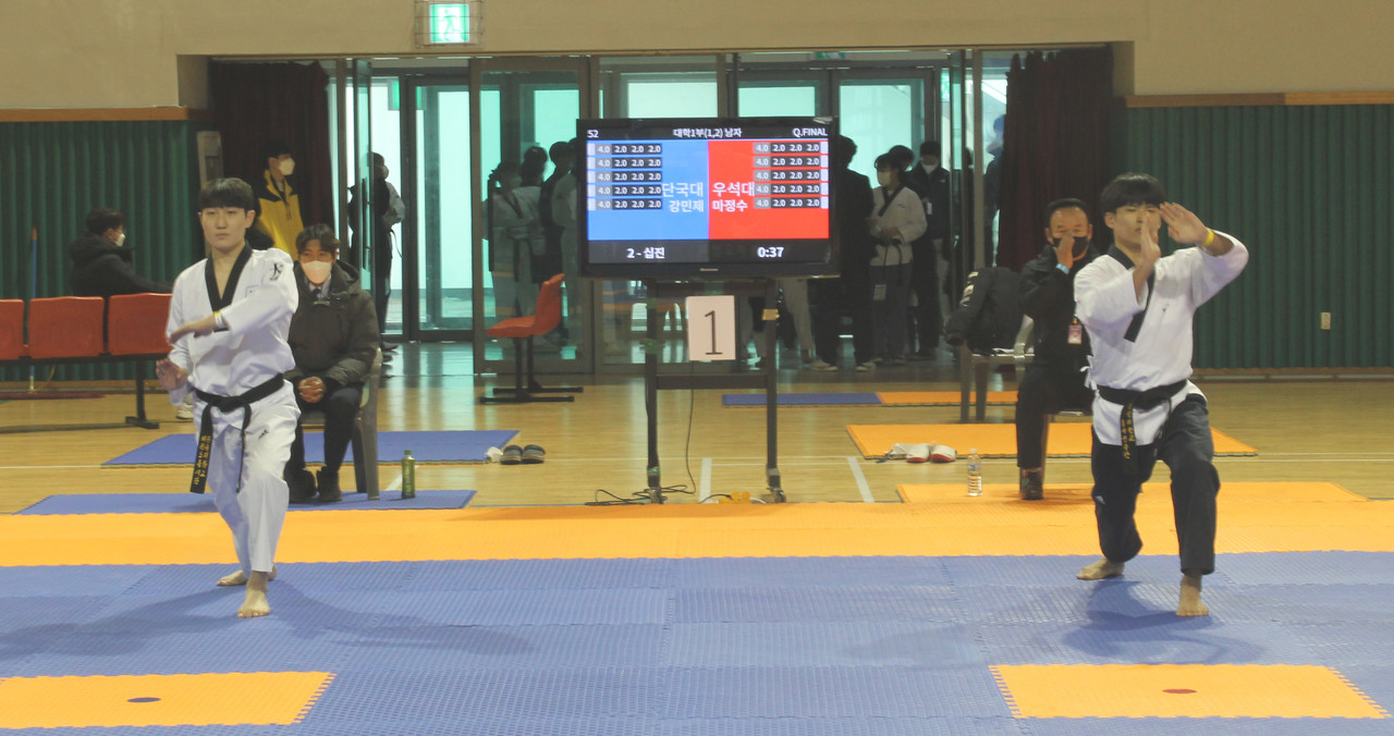 품새 경기 (사진=강문혁 기자)