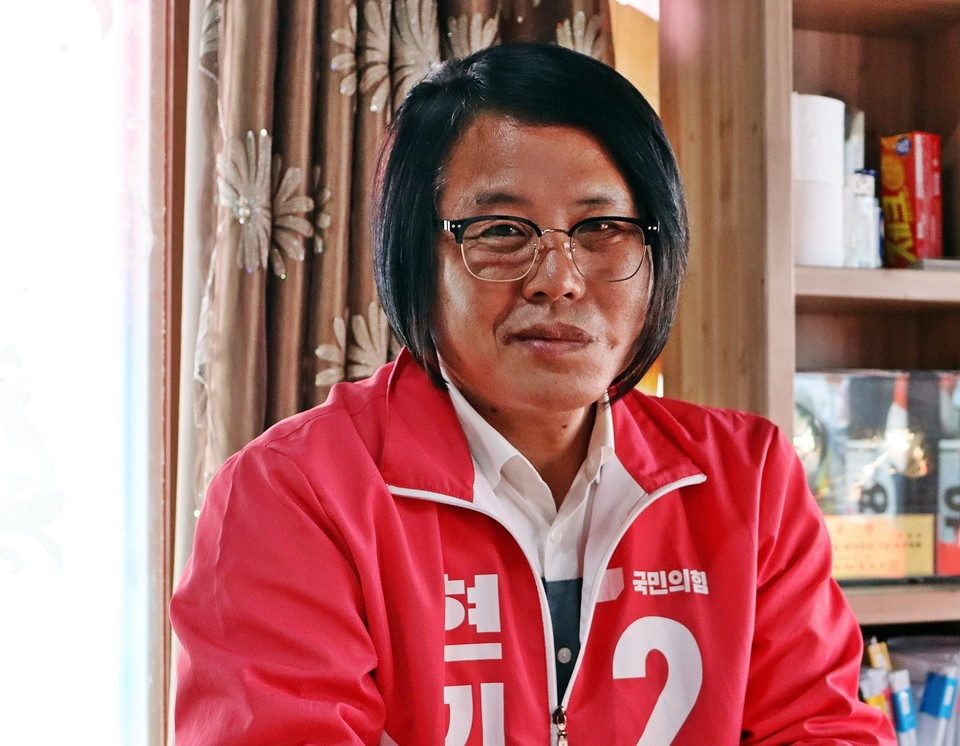 도의원 선거 성산읍선거구 국민의힘 현기종 예비후보(사진=이화정 인턴기자)