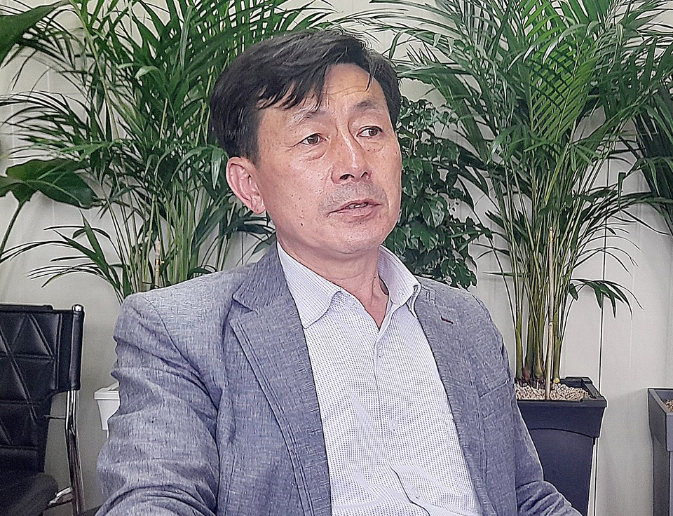 강상수 당선자를 2일 오후 만났다.(사진=장태욱 기자)