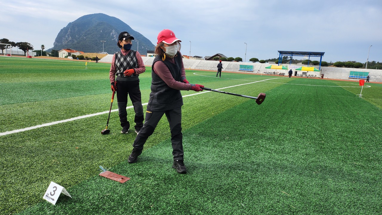 그라운드골프 경기증(사진=강문혁 기자)
