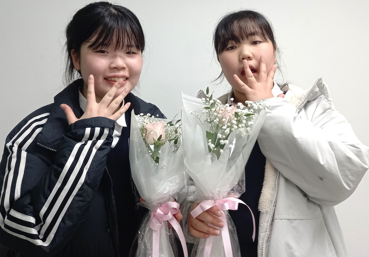 왼쪽부터 양희수와 양희현 학생 (사진=설윤숙 인턴기자)