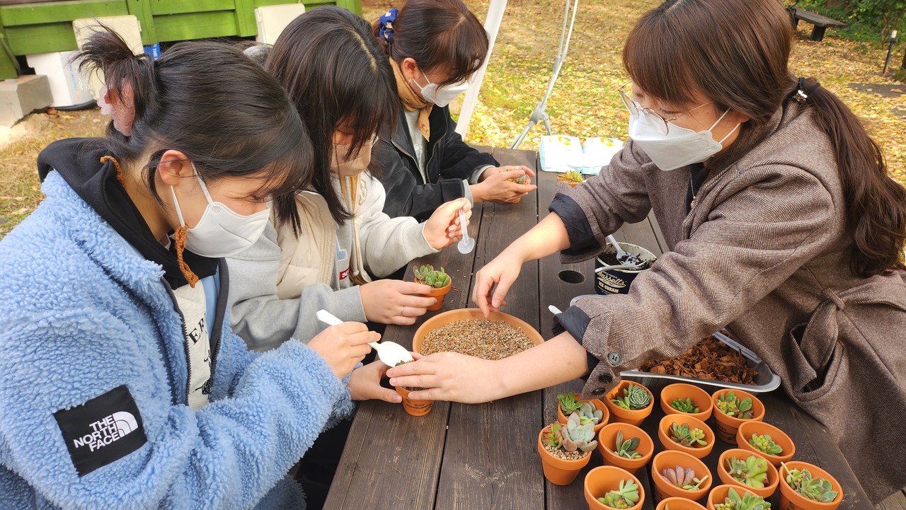 다육이 화분 만들기
