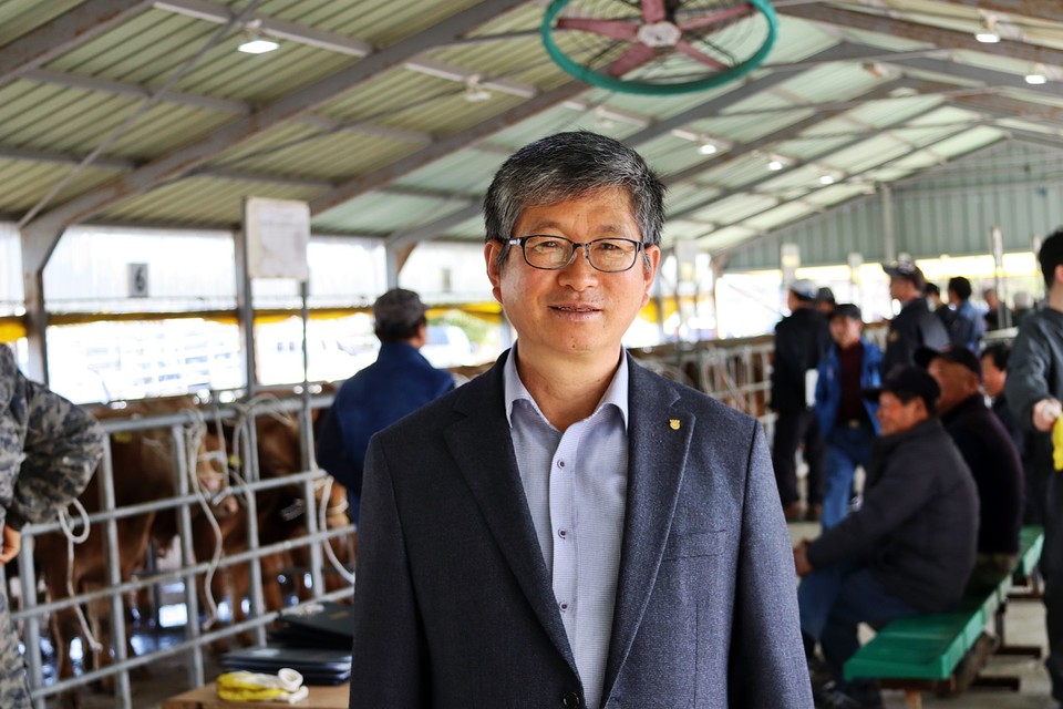 김용관 서귀포시축협 조합장(장태욱 기자)
