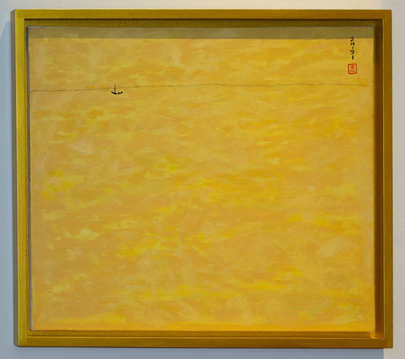 변시지, 점하나, 2006, oil on canvas, 53x46cm (10호)
