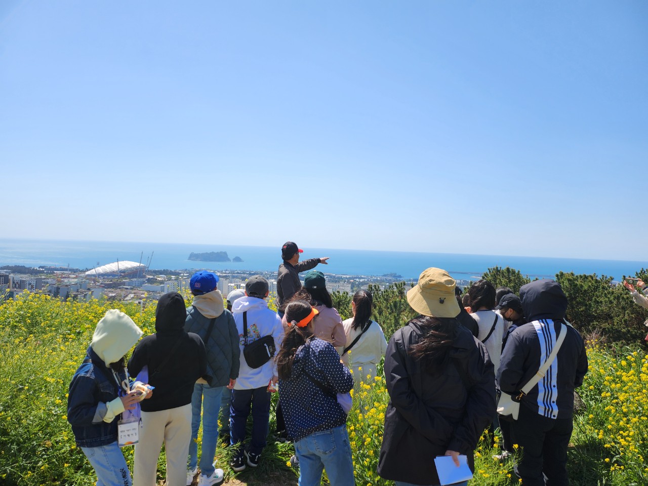 대천동 어린이기자단 취재활동(사진=서귀포시청 제공)