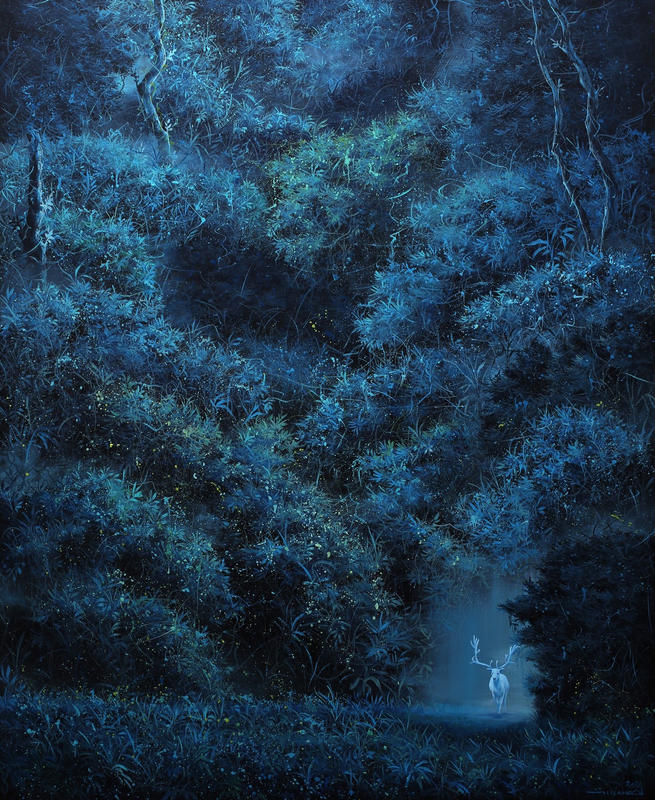 김산, 본향, 162.2x130.3, oil, acrylic on canvas