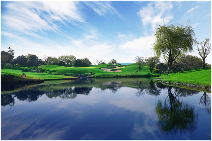 골프장 연못 모습. 사진은 기사와 관련 없음.