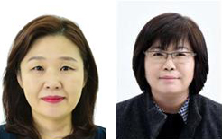 (사진 왼쪽부터) 오순영, 임경희 4급 인사 승진 발령자 