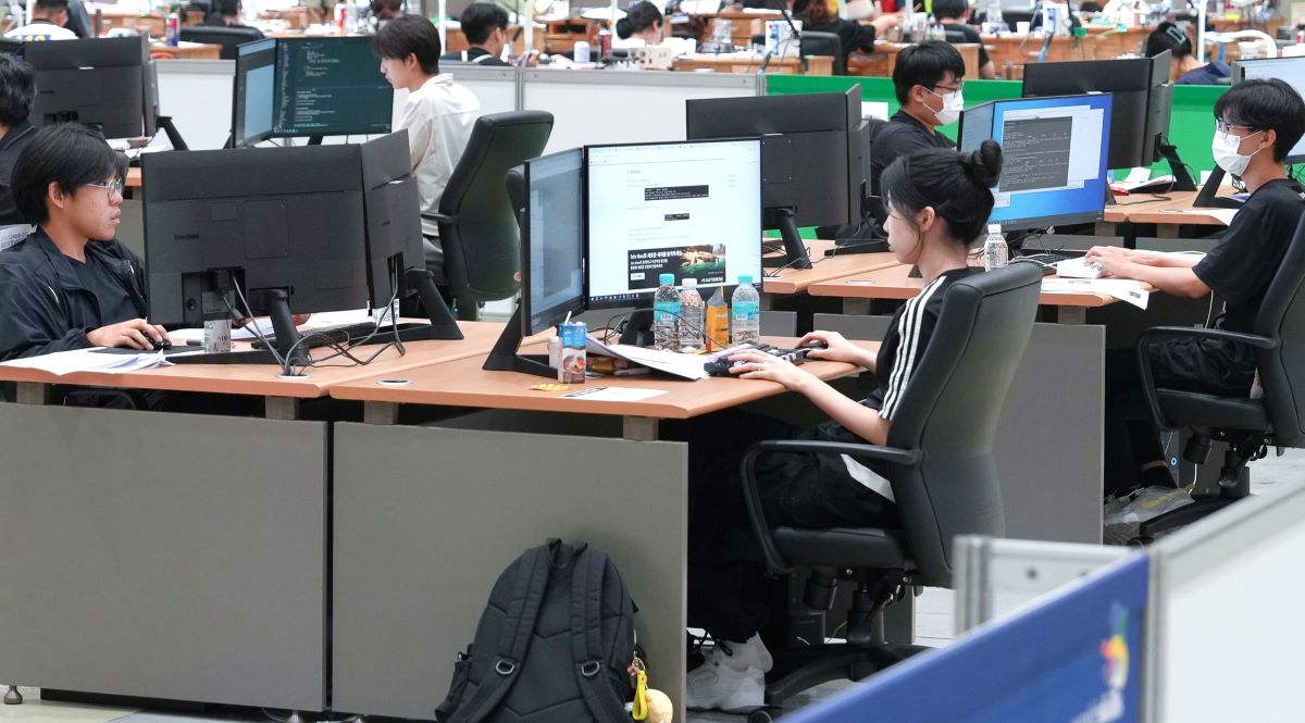 제59회 전국기능경기대회 현장. 