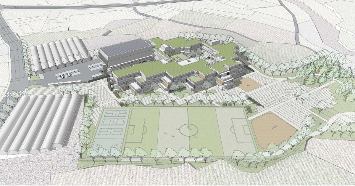 (가칭)서부중학교 설계공모 당선작 이미지