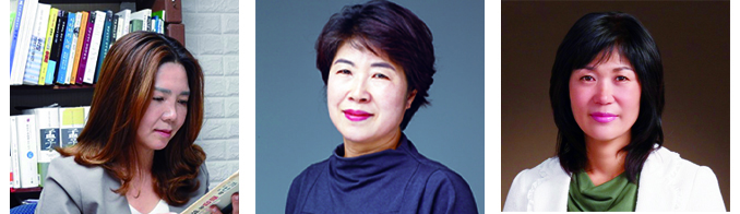 제주어문학상 부문별 수상자. 사진 왼쪽부터 송미아, 강순희, 김도경.