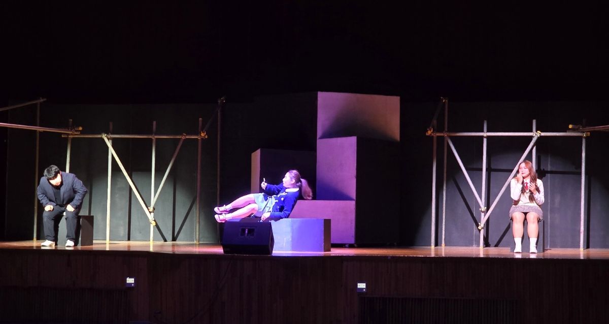 29일 서귀포학생문화원에서 열린 청소년 제작 마약 예방 창작 뮤지컬 공연. 