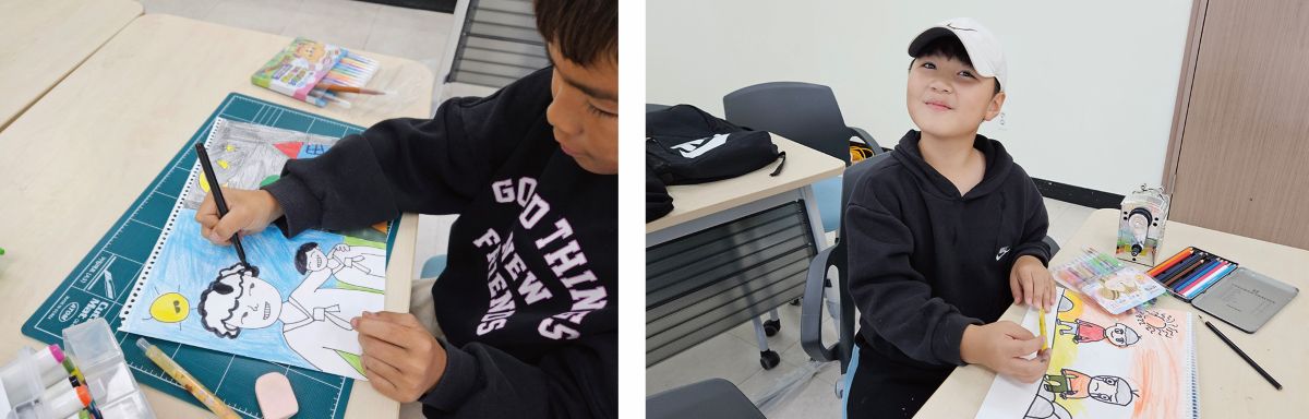 책 만들기 과정에 참여한 현승관, 