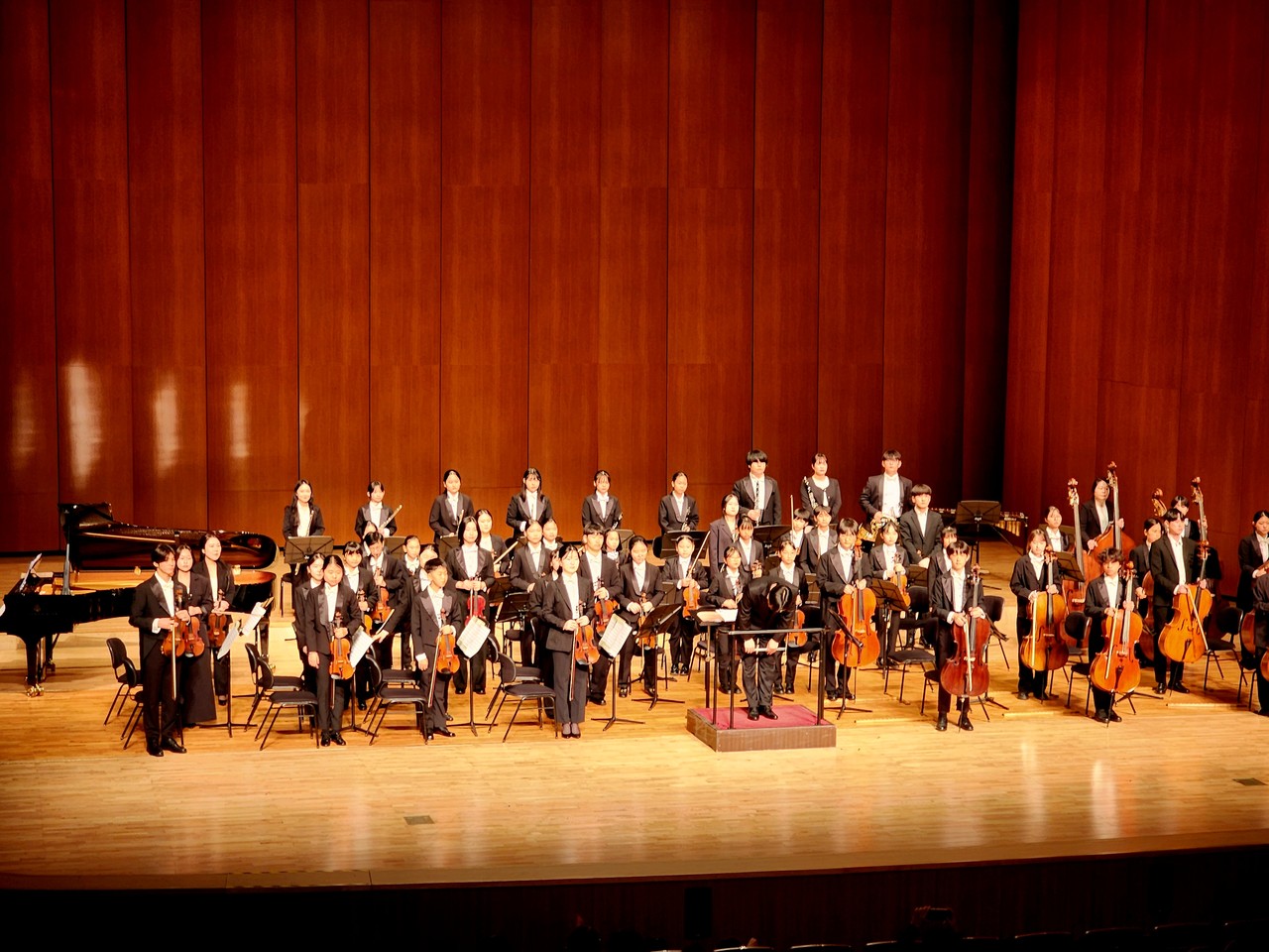 서귀포시청소년오케스트라 공연 모습