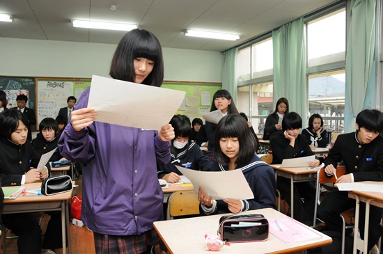 2010년 기노카와시 우치다중학교 서귀포시 방문