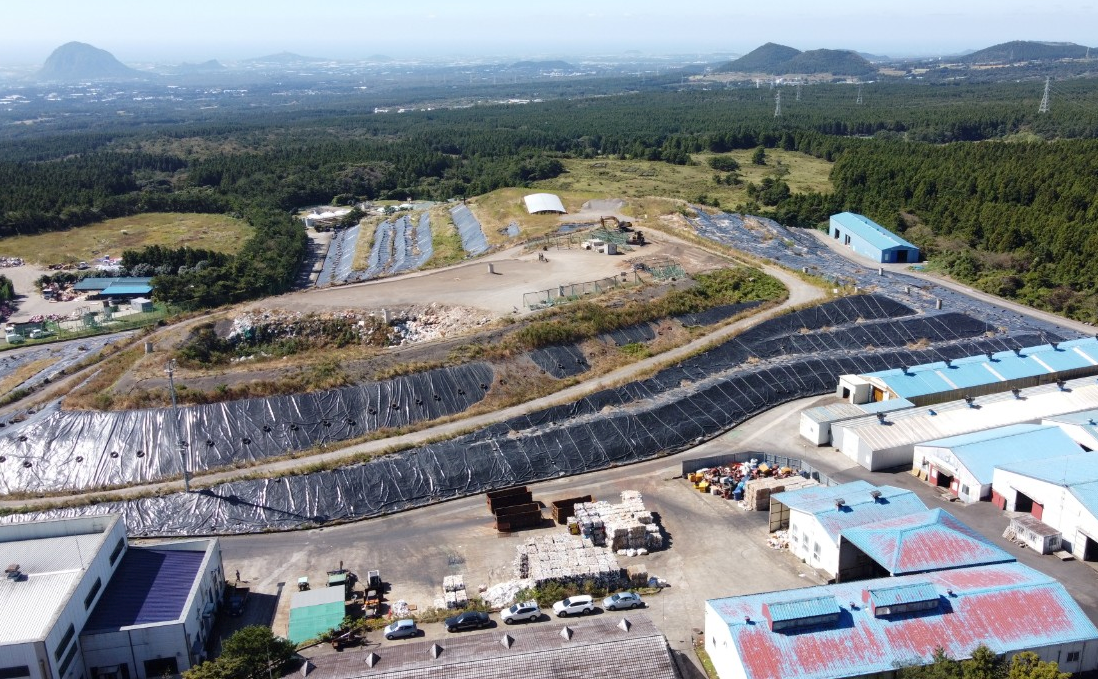 색달매립장 전경