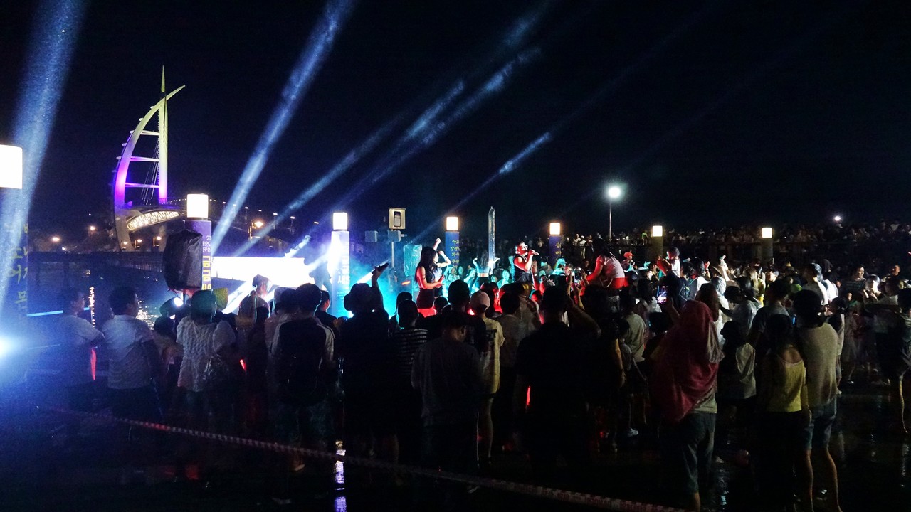 지난 8월 23일 워터밤 행사 모습