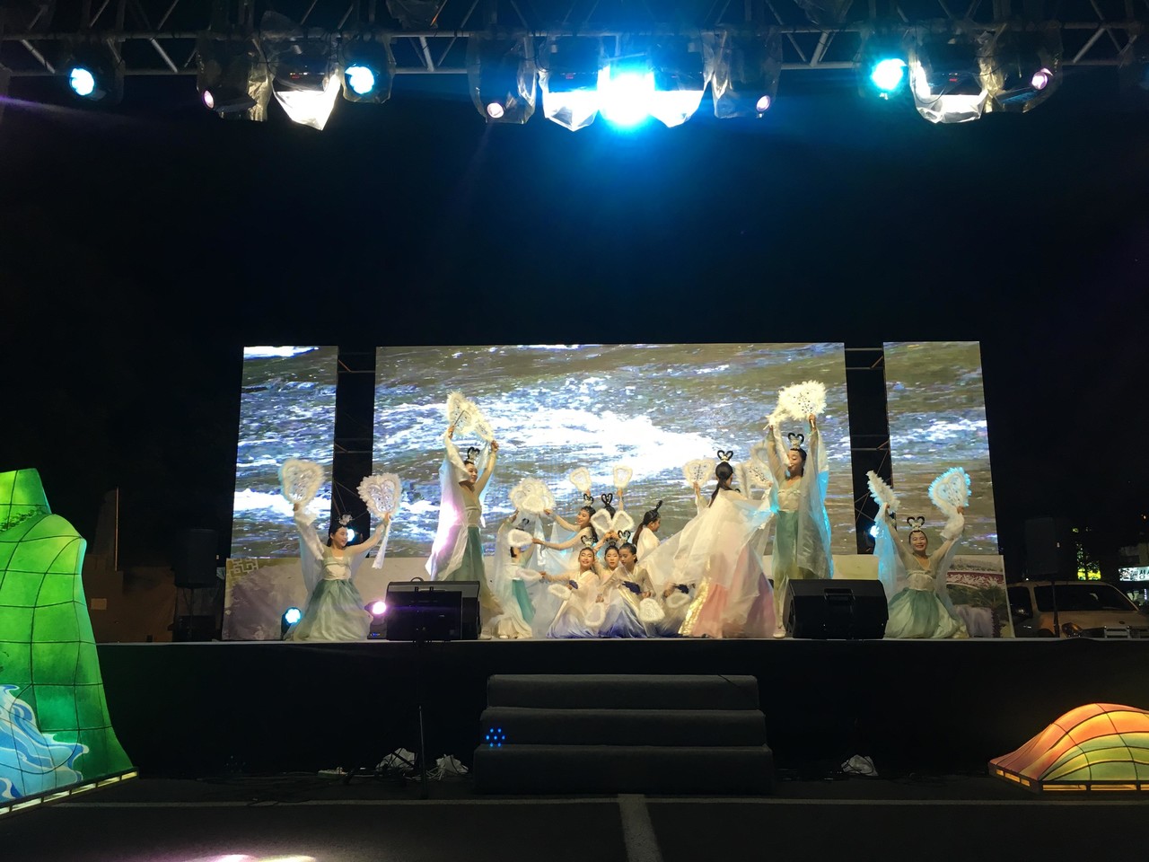 중문칠선녀축제 퍼포먼스 모습. 