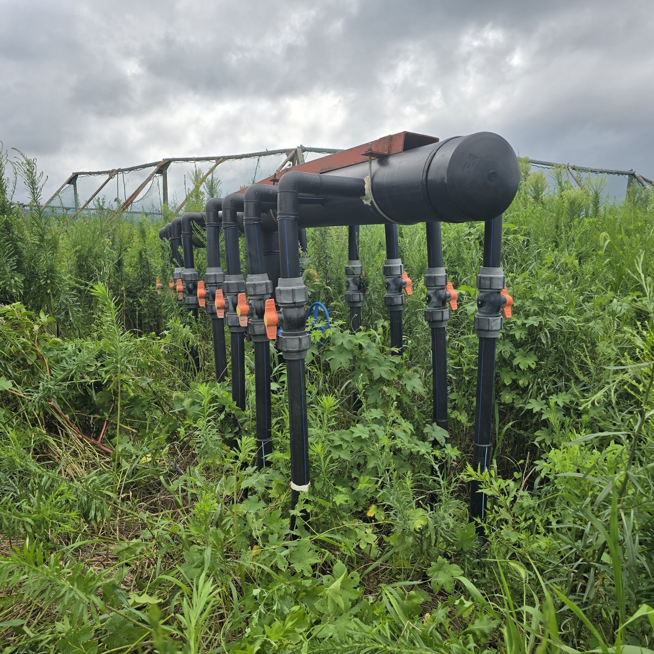 색달매립장 매립가스 포집장치