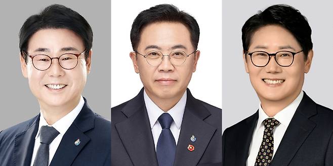 사진 왼쪽부터 양덕순·양창용·김재훈 후보. 제주시선거관리위원회 제공.