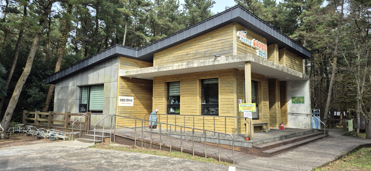 붉은오름자연휴양림 내 숲속야영장 캠핑센터